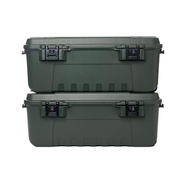 27 Gal. Storage Box in OD Green 2-Pack