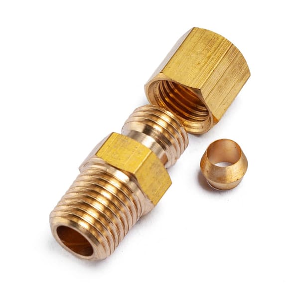 Lead Free Brass Compression Fittings - Sleeves - 3/16 T O.D.