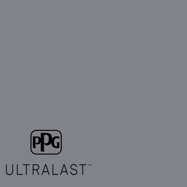 PPG UltraLast 1 qt. #PPG1013-5 Victorian Pewter Matte Interior Paint and Primer