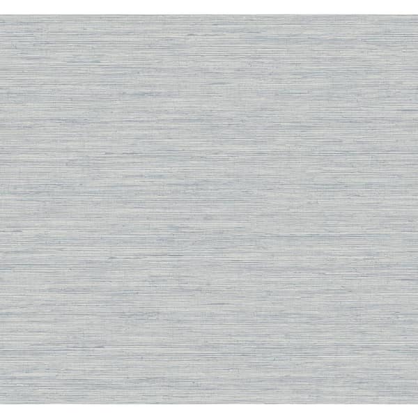 CASA MIA Textile Effect Horizontal Grey Paper Non-Pasted Strippable Wallpaper Roll (Cover 60.75 sq. ft.)