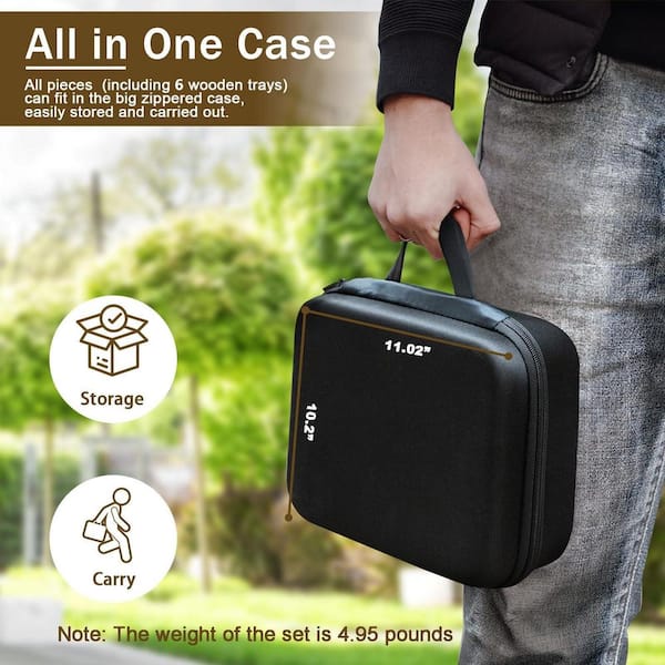 Angel Sar Rummy Cube 6 Player Edition Game Set with 160 Melamine