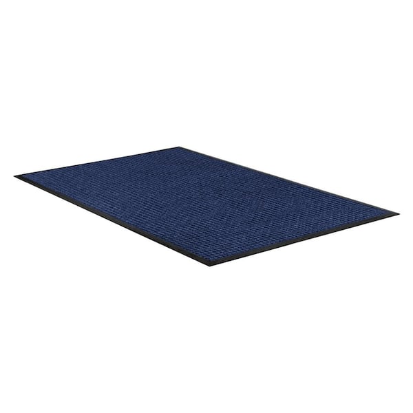 Absorba Mat NG Navy/Blue 4 ft. x 6 ft. Rubber Indoor Outdoor Commercial Door Mat