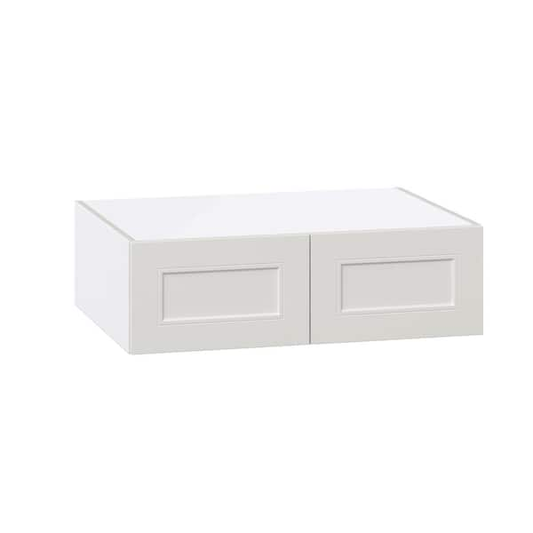 J COLLECTION 33 in. W x 24 in. D x 10 in. H Littleton Painted Gray ...