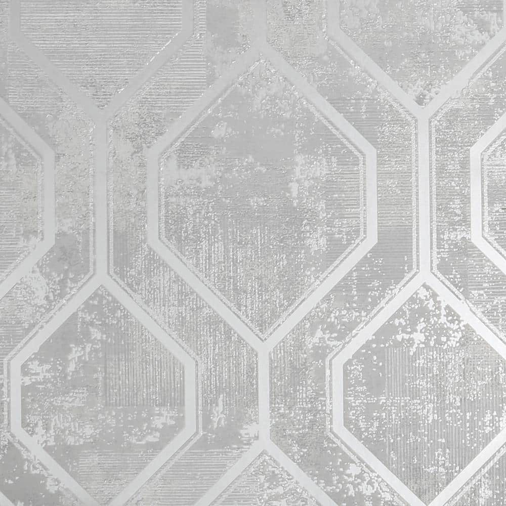 Armature Geo Grey and Silver Wallpaper price history on PriceWatchPro