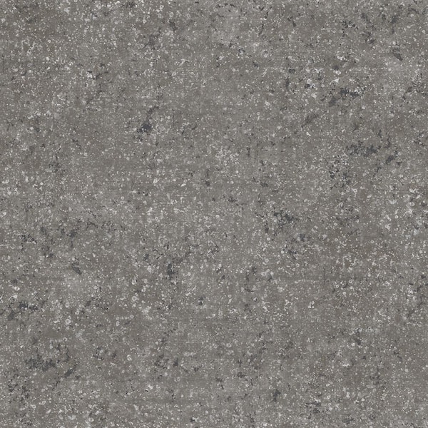 Warner Travertine Dark Grey Patina Texture Dark Grey Wallpaper Sample