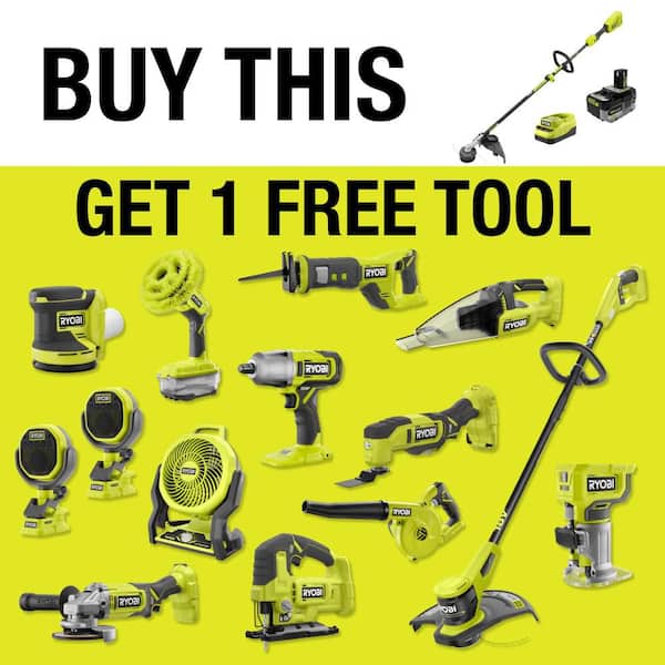 ONE+ HP 18V Brushless 15 in. Attachment Capable String Trimmer with 6.0 Ah Battery and Charger