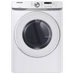7.5 cu. ft. Vented Front Load Stackable Gas Dryer in White with Sensor Dry