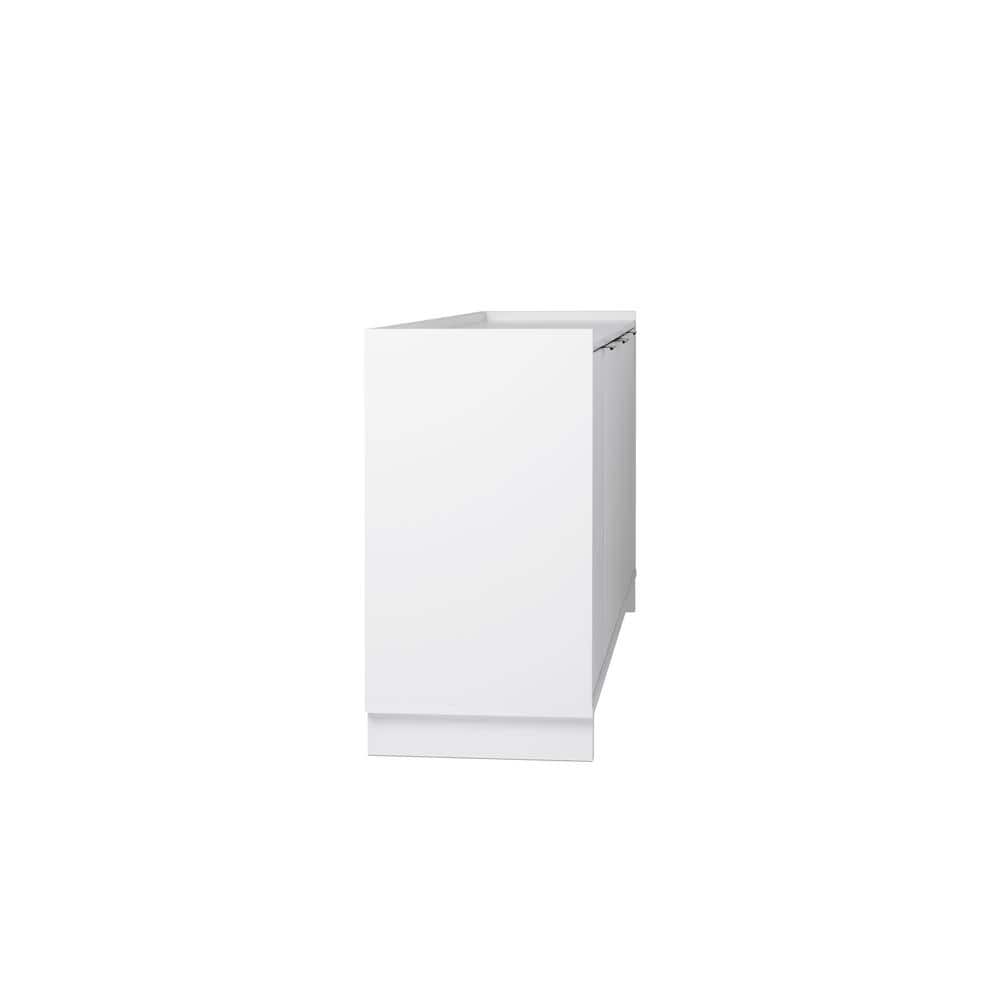 White Modern 60" Wood Sideboard with Storage