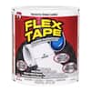 Flex Tape White 4 in. x 5 ft. Strong Rubberized Waterproof Tape