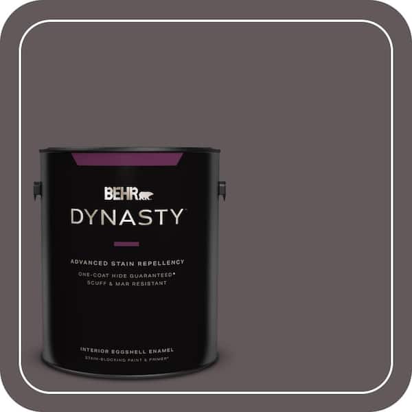 BEHR DYNASTY 1 gal. #T14-10 Coffee Bar Eggshell Enamel Interior Stain-Blocking Paint & Primer