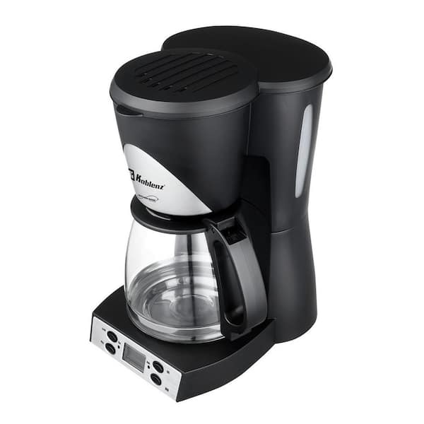 Koblenz Kitchen Magic Collection 12-Cup Black Programmable Coffee Maker  CKM-212 PIN