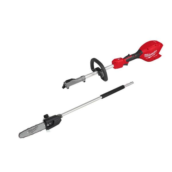 M18 FUEL 18V Brushless Cordless Battery Powered QUIK-LOK Power Head with Pole Saw Attachment