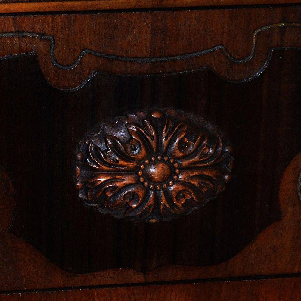Unfinished Rubberwood Oval Rosette 2.5"W x 3.5"H