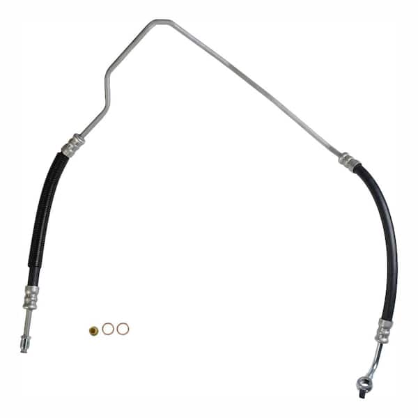 Sunsong Power Steering Pressure Line Hose Assembly - From Pump To Hydraulic Fan Motor