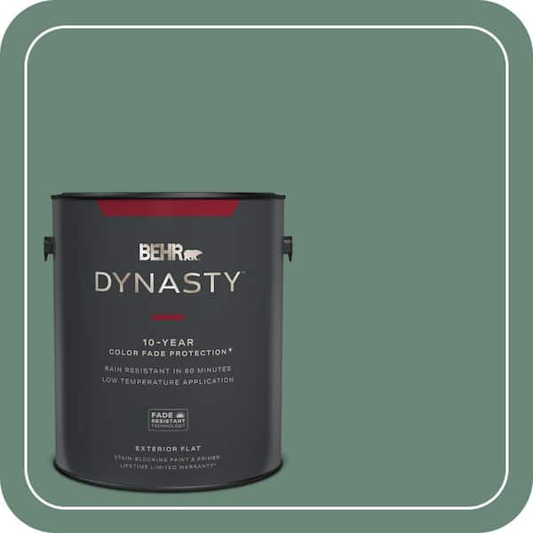 BEHR DYNASTY 1 gal. #S420-5 Sycamore Grove Flat Exterior Stain-Blocking Paint & Primer