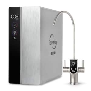Dual-Flow Reverse Osmosis Water Filter, 1200 GPD, Under Sink Tankless RO System, 3:1 Pure to Drain, TDS PFAS Reduction