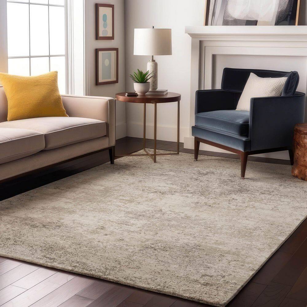 Mayfield Premium Machine Washable Abstract AMF1027 Ivory 10 ft. x 14 ft. Area Rug price history on PriceWatchPro
