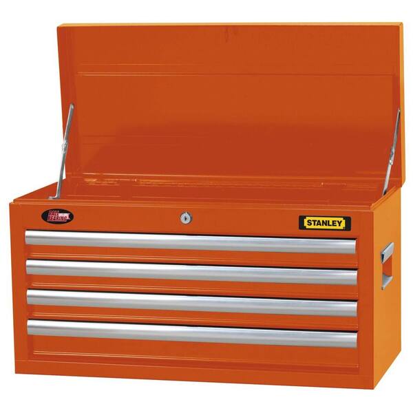 Stanley 26 in. 4-Drawer Tool Chest in Wide Orange