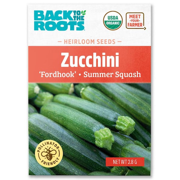 Organic Squash 'Fordhook Zucchini' Seed (1-Pack)