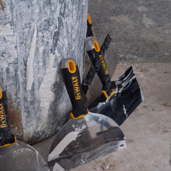 DEWALT 6 in. Blue Steel Taping Knife with Soft Grip Handle DXTT-2