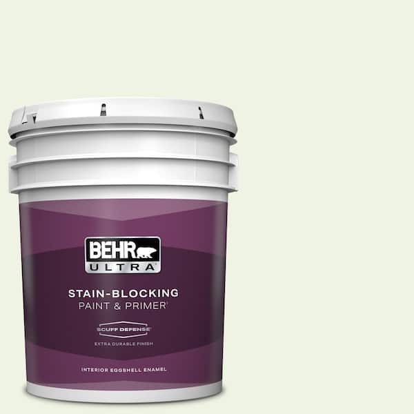 BEHR ULTRA 5 gal. #PPL-37 Aspen Whisper Extra Durable Eggshell Enamel Interior Paint & Primer