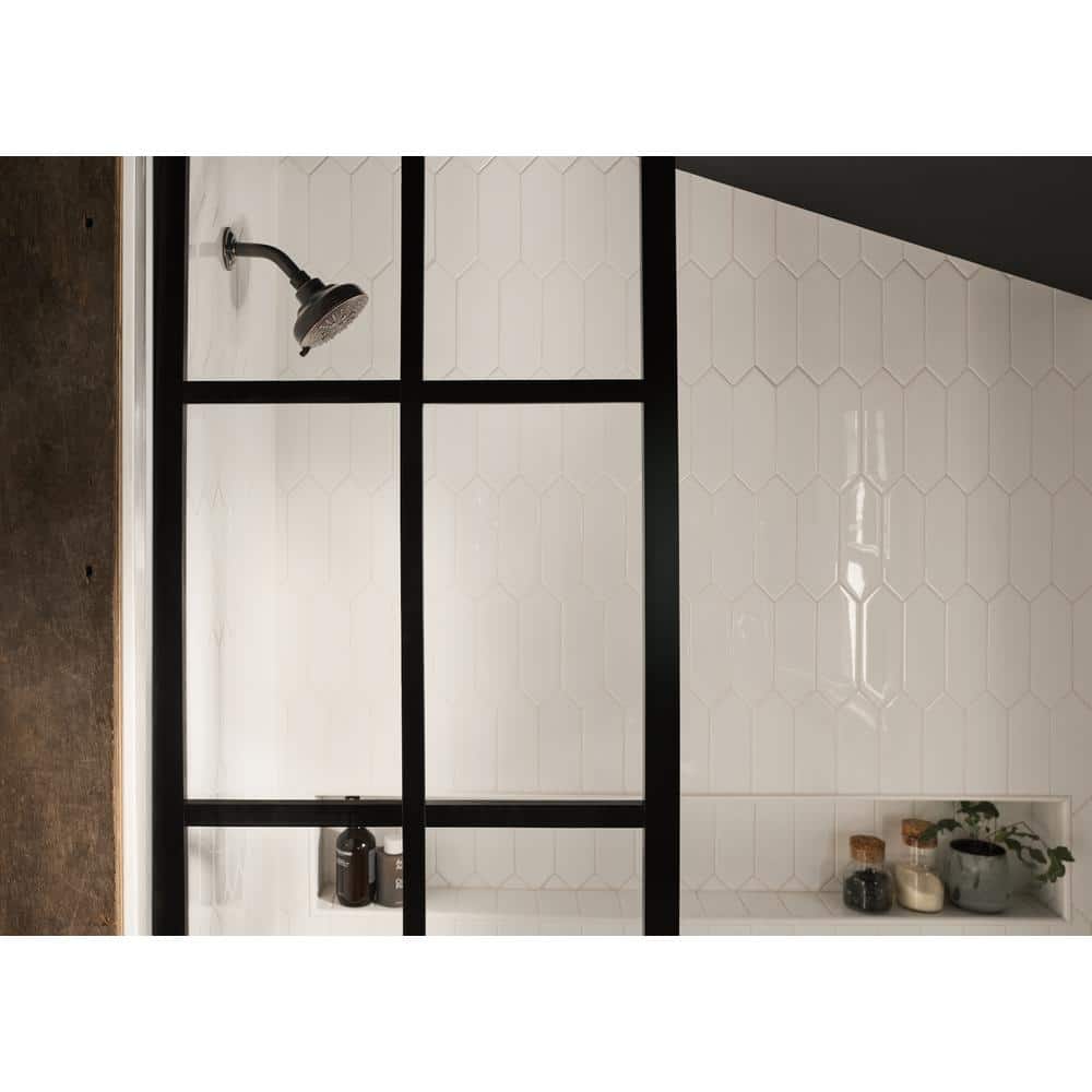 Mediterranean Bronze Wall Mounted Shower Head with 8 Spray Functions