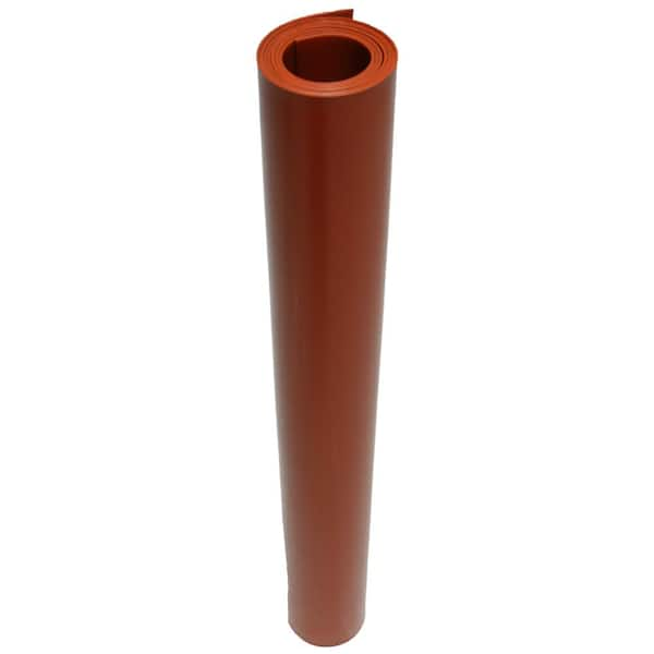 Rubber Cal 20-119 Silicone 1/16 in. x 36 in. x 12 in. Translucent Commercial Grade 60A Rubber Sheet