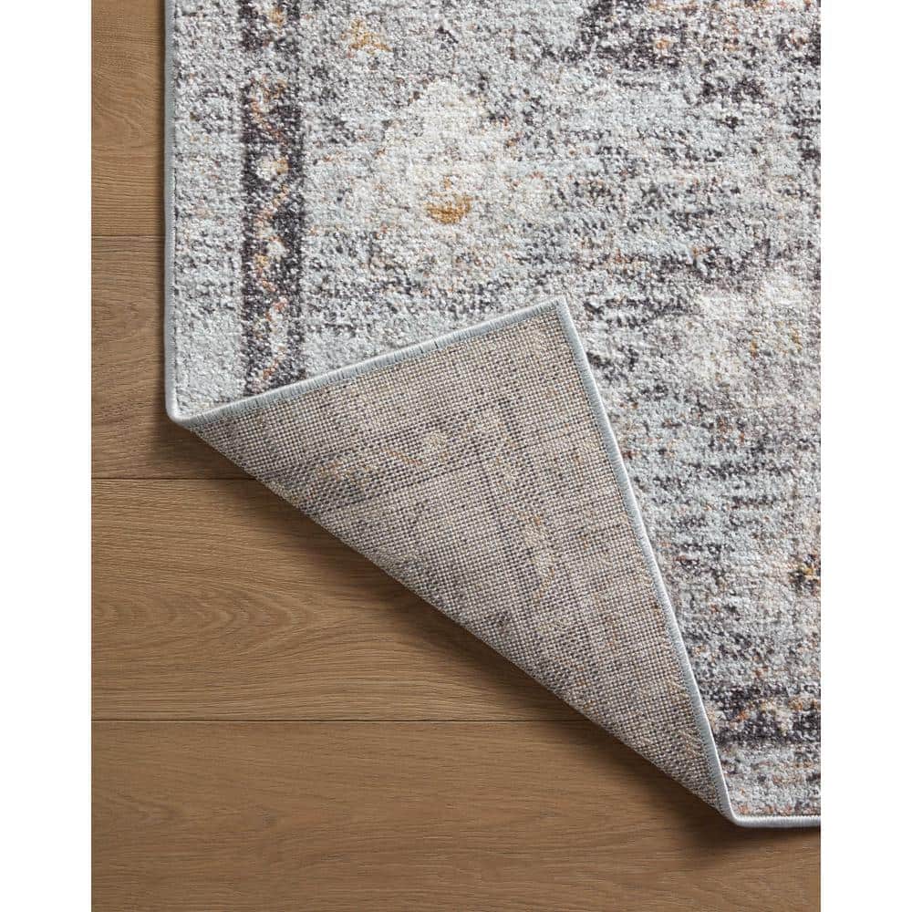 Monroe Sky Gold Rectangular 7'-10" x 10' Synthetic Area Rug