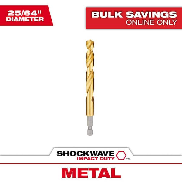 Shockwave 25/64 in. Titanium Drill Bit