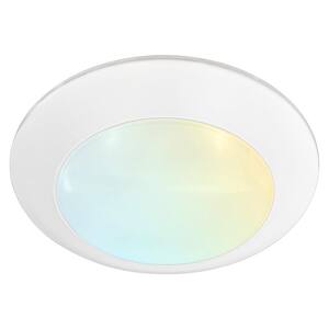 6 in. 15-Watt 3-Color Selectable LED 3000K to 5000K Flush Mount Dimmable Fixture 1000 Lumens