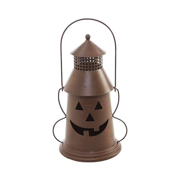 12 in. Bronze Halloween Lantern Tealight Holder