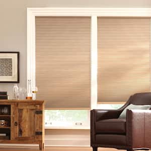 Latte Cordless Blackout Cellular Shades for Windows - 48 in. W x 48 in. L (Actual Size 47.75 in. W x 48 in. L)