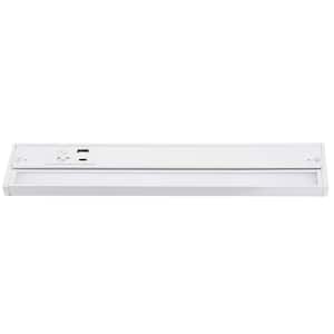 Elena 2.75 in. Hardwired White Integrated LED Under Cabinet Light