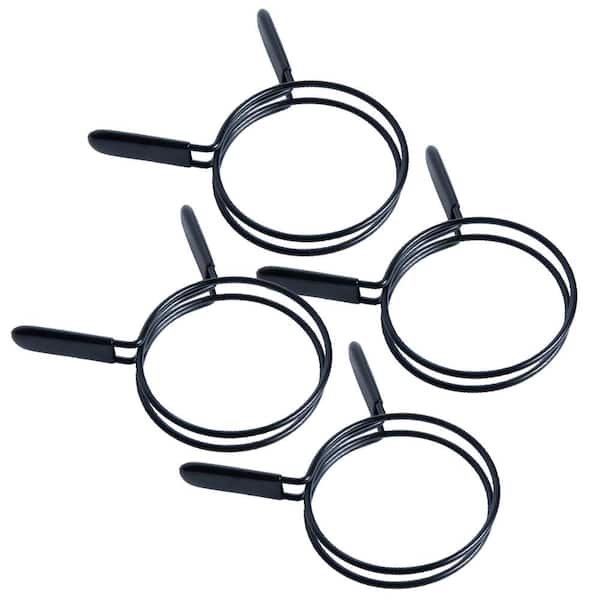 ‎POWERTEC 2-1/2 in. Double Loop Quick Release Hose Clamps for Dust Collector, Dust Collection Fittings and Dryer Vent Hose (4PK)