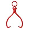 Tidoin 32 in. Red Carbon Steel Log Tongs Heavy-Duty Grapple Timber Claw  with Round Ring GH-YDW4-7379 - The Home Depot