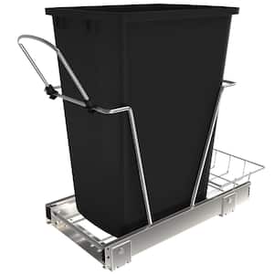 Black Pull Out Trash Can 35 Qt. for Kitchen Cabinets