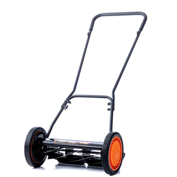16 in. 7-Blade Manual Walk Behind Reel Lawn Mower