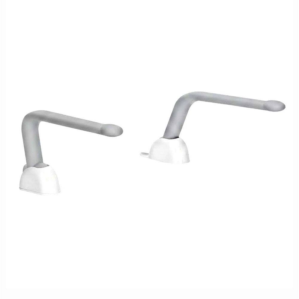 Toilet Safety Rail Adjustable Armrest Space Saving Anti Slip Anti Fall for Elderly Disabled Pregnant Women White price history on PriceWatchPro