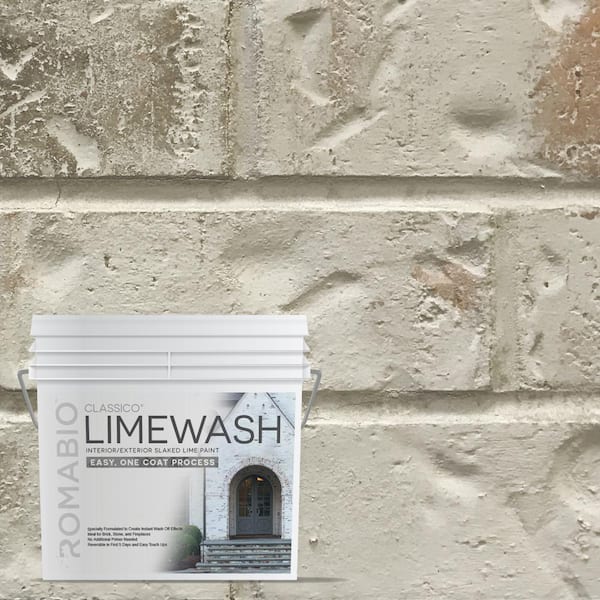0.67 Gal. Nube Gray Limewash Interior/Exterior Paint