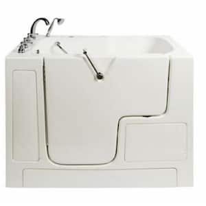 Avora Bath 52 in. x 32 in. Transfer Whirlpool and Air Bath Walk-In Bathtub in White with Wet/Dry Vibration Jets,LH Drain