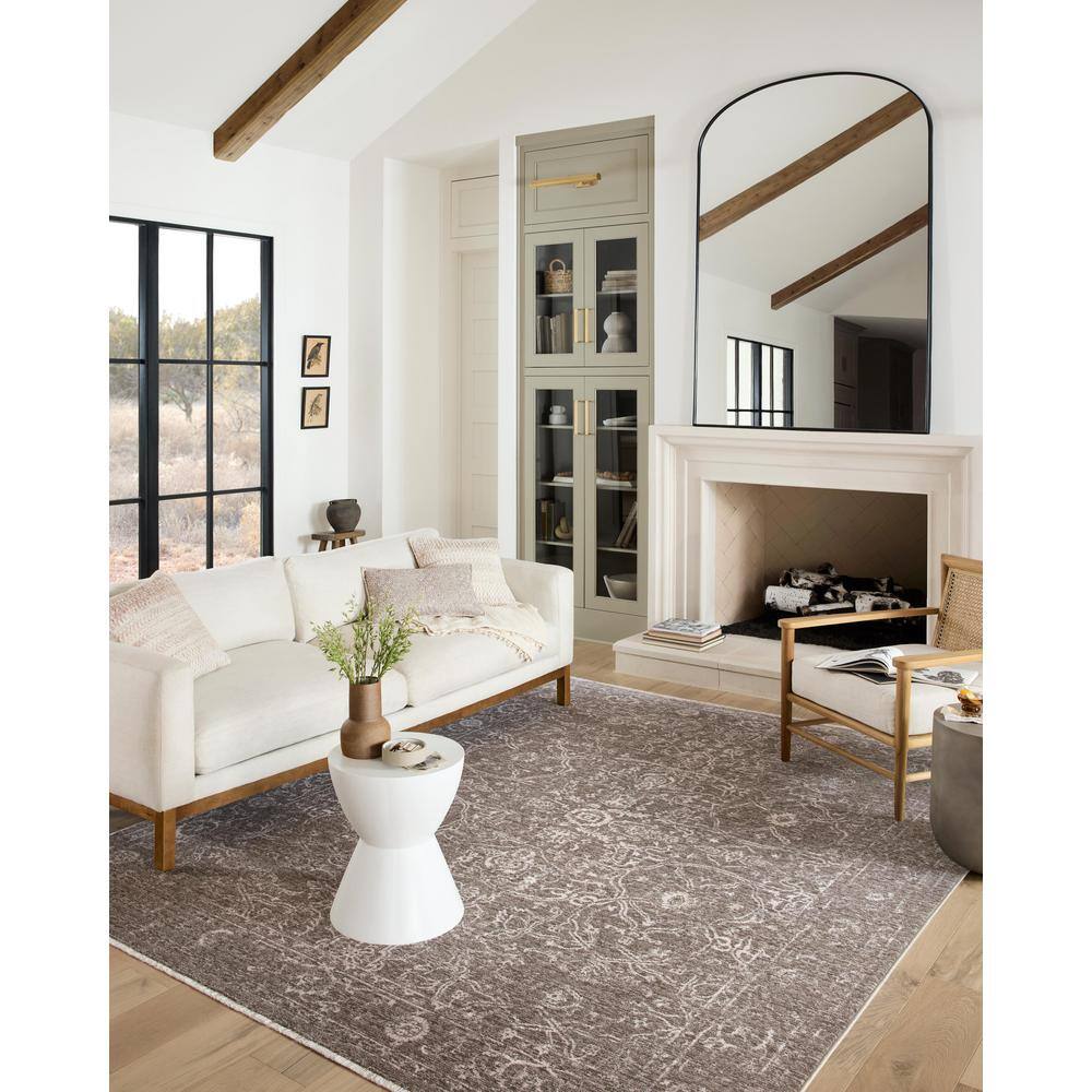 Vance Taupe and Dove Gray Wool Blend Runner Rug