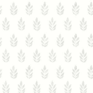 Decorline Intrepid White Textured Stripe White Wallpaper Sample