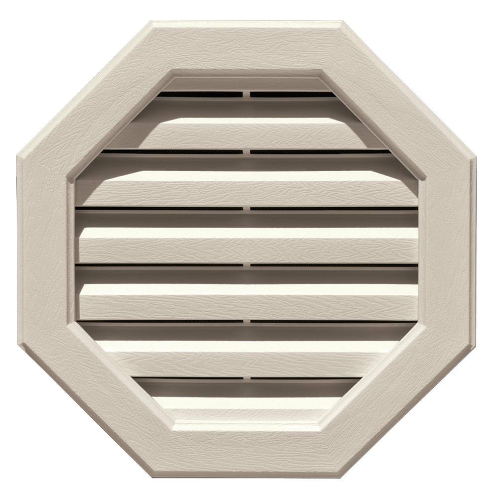 16 in. Octagonal Gable Vent in Khaki (Overall 17 in. x 17 in. x 1.88 in.) price history on PriceWatchPro