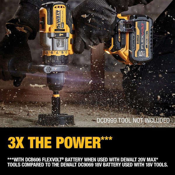 DEWALT - FLEXVOLT 20V/60V MAX Lithium-Ion 6.0Ah Battery Pack (2 Pack)