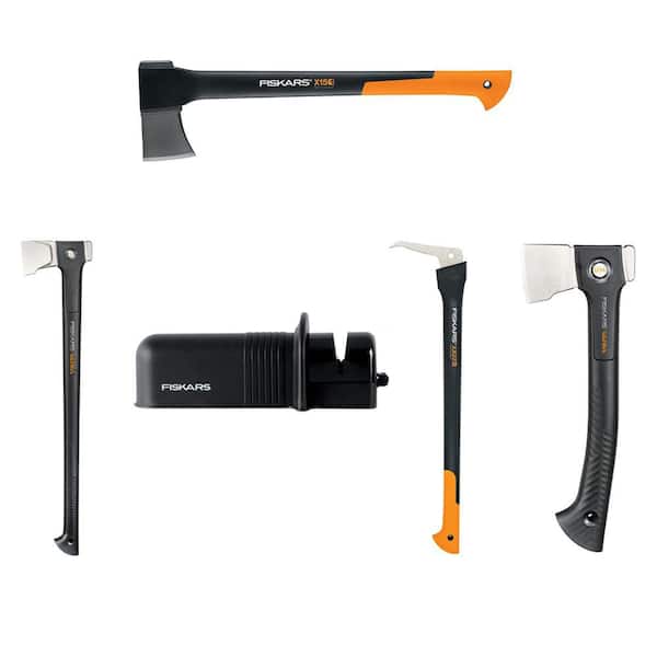 Wood Prep Chop, Lift, Sharpen Collection U32 Ultra Axe, X15 Axe, U14 Ultra Axe, Hookaroon Pick,  Axe Sharpener