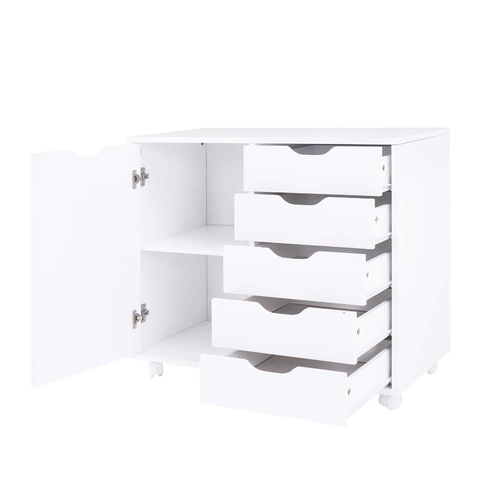 Winsome Halifax 7 drawer Storage Cart Easily Accessible Storage