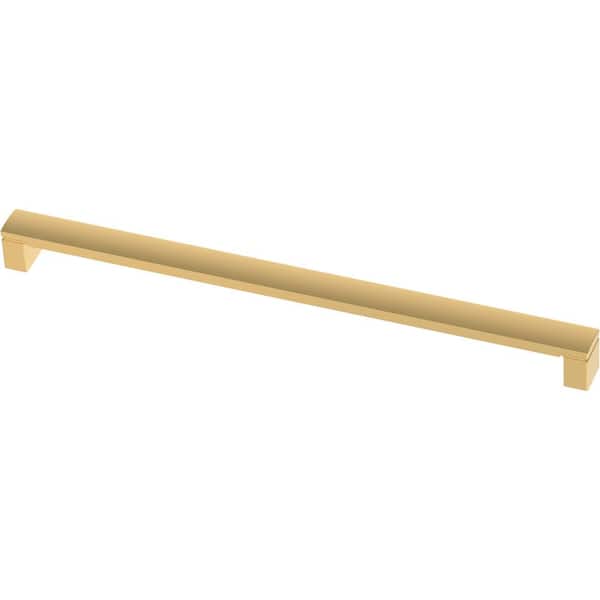 Liberty Simply Geometric 12 in. (305 mm) Modern Gold Cabinet Drawer Bar Pull