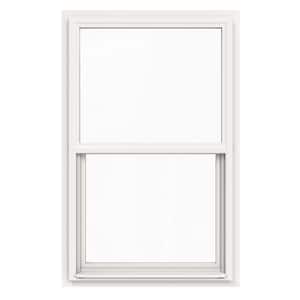 30 in. x 48 in. V-4500 Series White Single-Hung Vinyl Window with Fiberglass Mesh Screen
