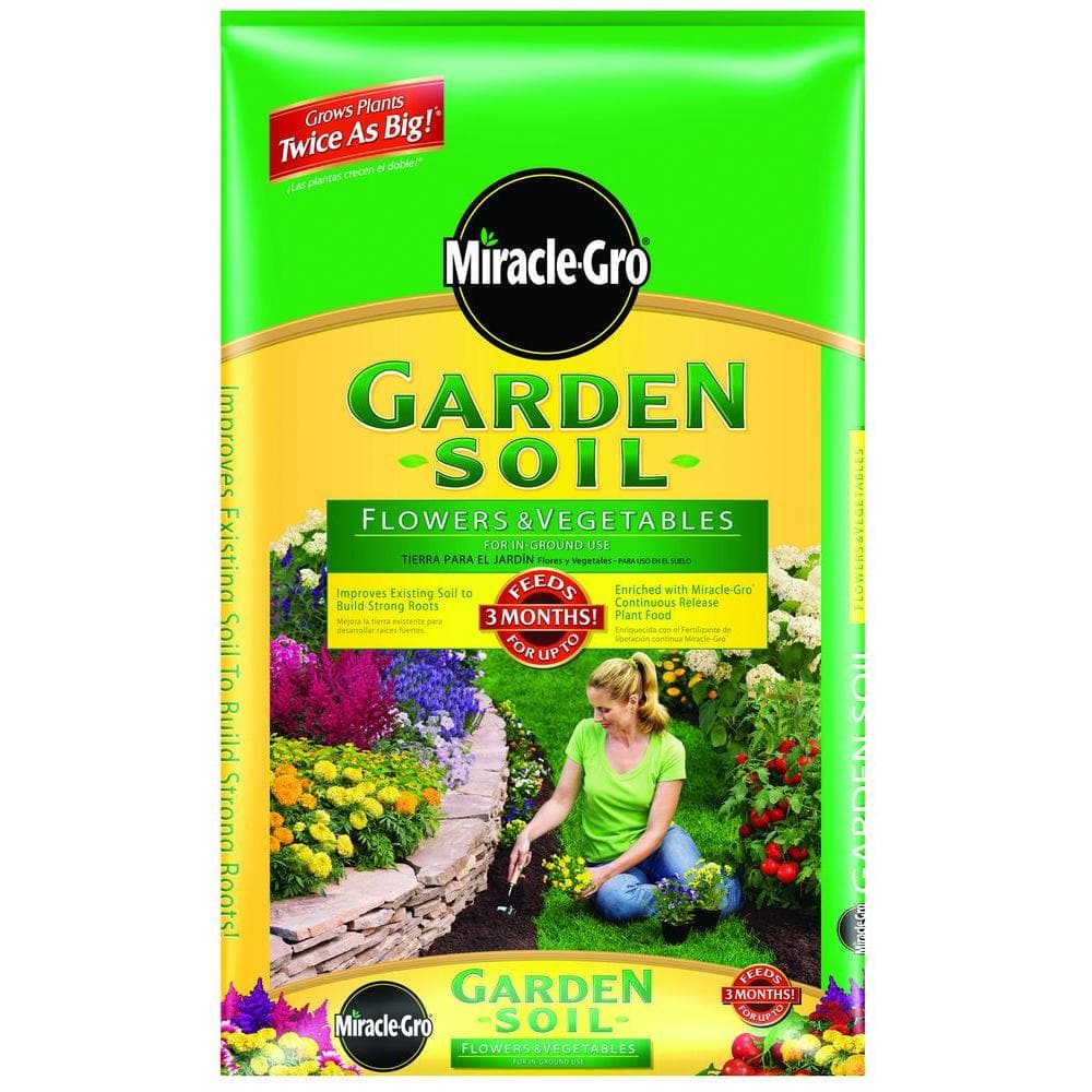 MiracleGro 1 cu. ft. Garden Soil for Flowers and Vegetables 73451300