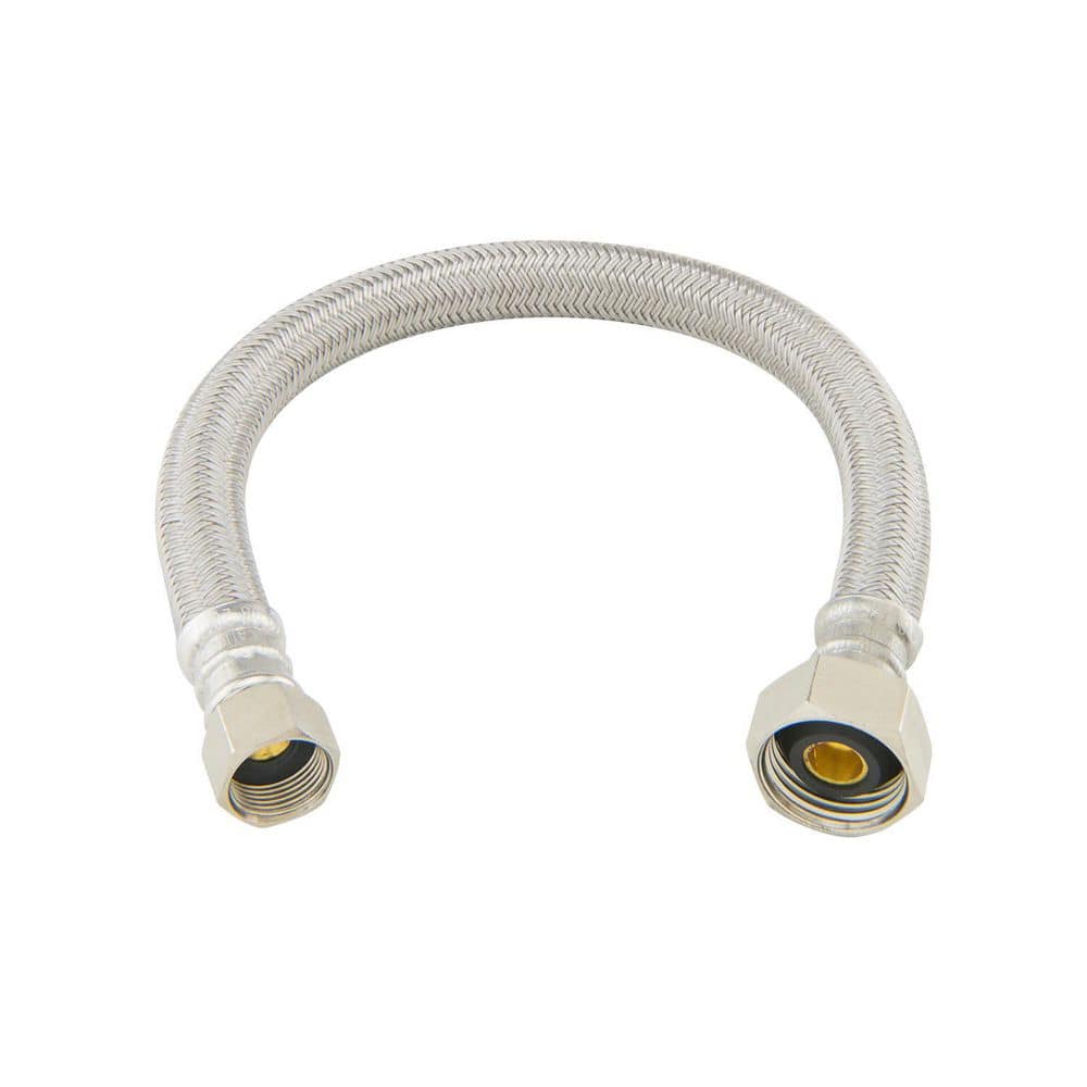 3/8 in. Flare x 1/2 in. FIP x 12 in. Braided Polymer Faucet Supply Line price history on PriceWatchPro